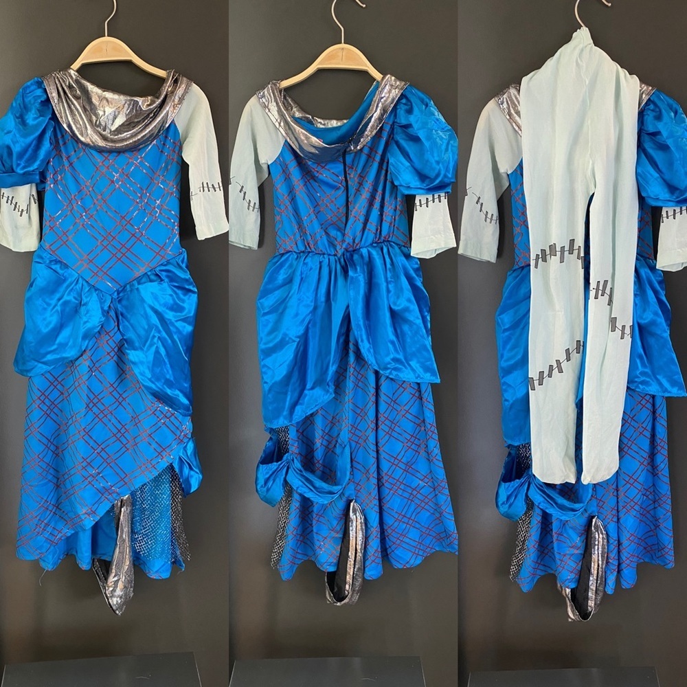 🕶️Monster High⚡️Scarily Ever After Girls Threaderella Costume Dress L 10-12 - Picture 4 of 4